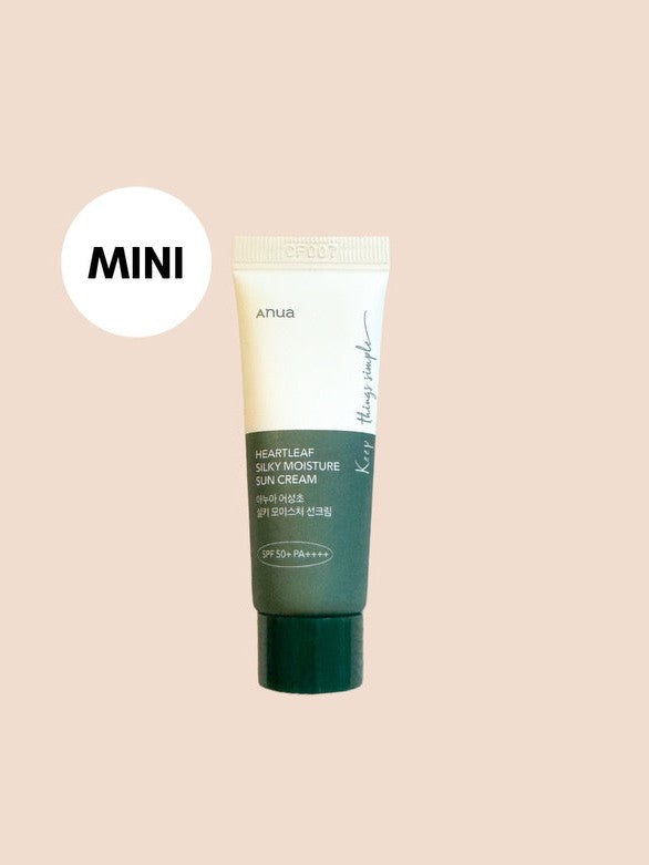 Anua Heartleaf Silky Moisture Sun Cream MINI | Song of Skin