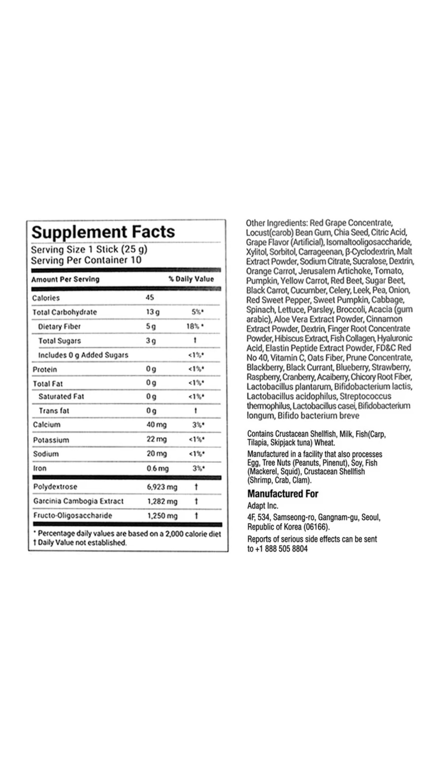 Coleology Bowel Movement Jelly (10 sticks)