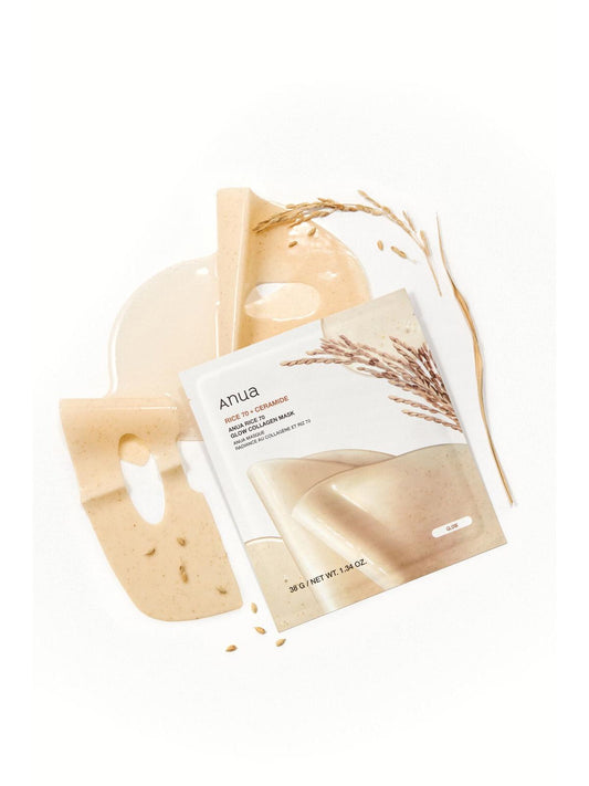 ** BOGO ** ANUA Rice 70 Glow Collagen Mask