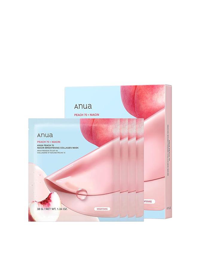 ANUA Peach 70 Niacin Brightening Collagen Mask - Song of Skin
