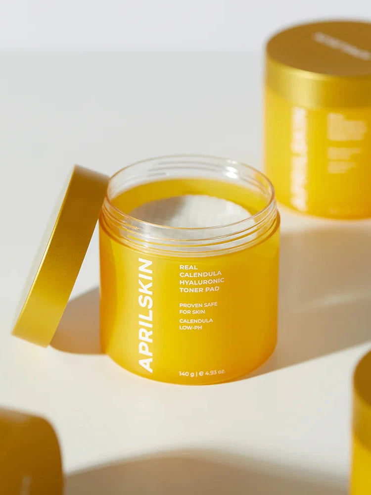 APRILSKIN Calendula PHA Hyaluronic Toner Pads - Song of Skin