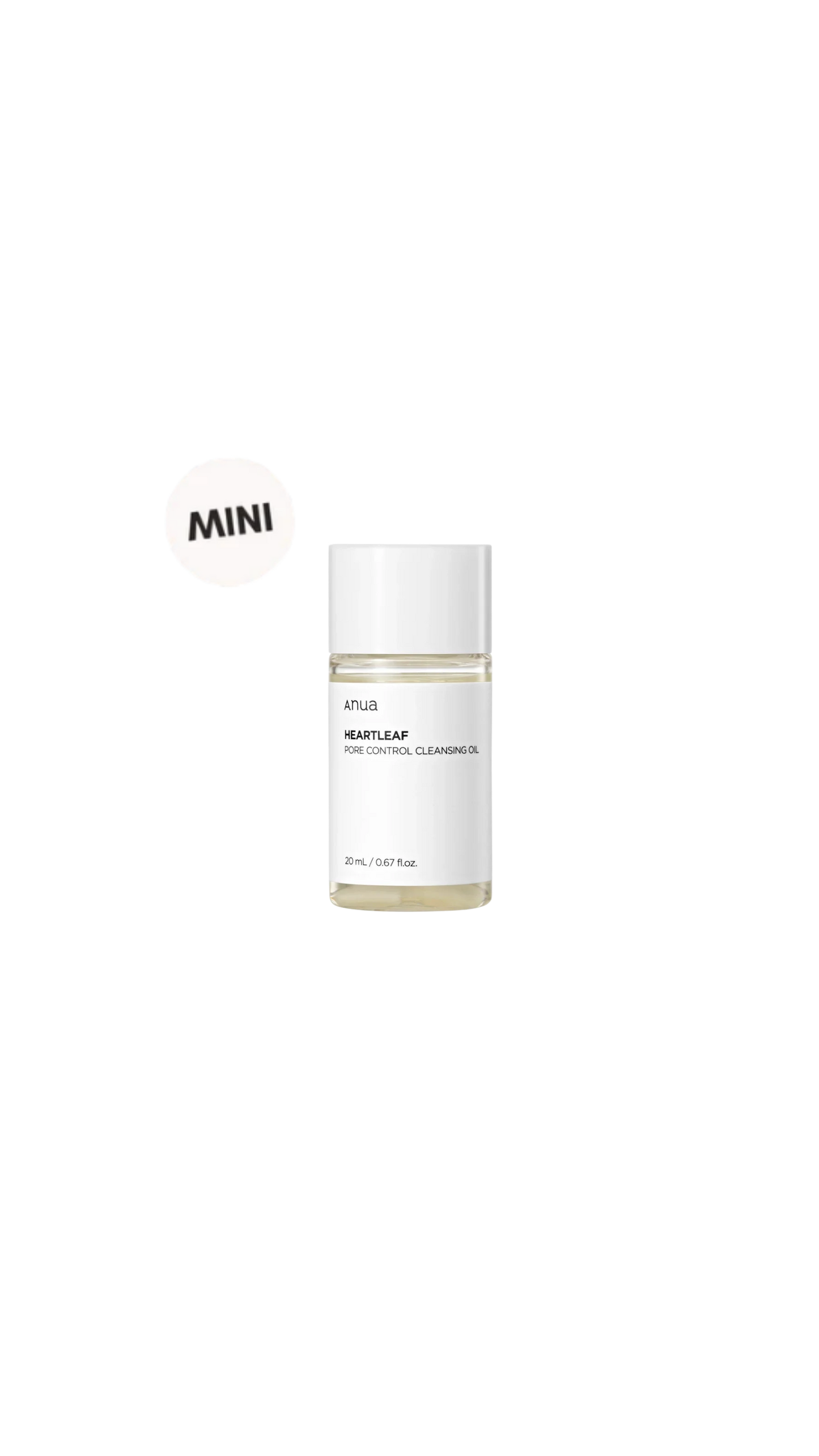 Anua Heartleaf Pore Control Cleansing Oil (20mL mini)