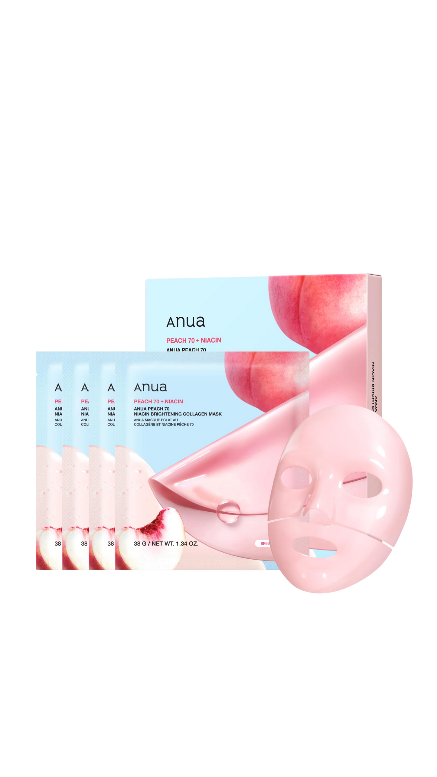 ANUA Peach 70 Niacin Brightening Collagen Mask