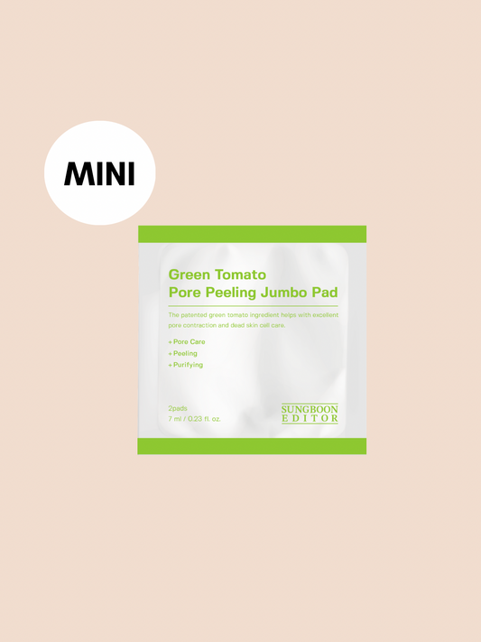 SUNGBOON EDITOR Green Tomato Pore Peeling Jumbo Pad MINI 2pcs