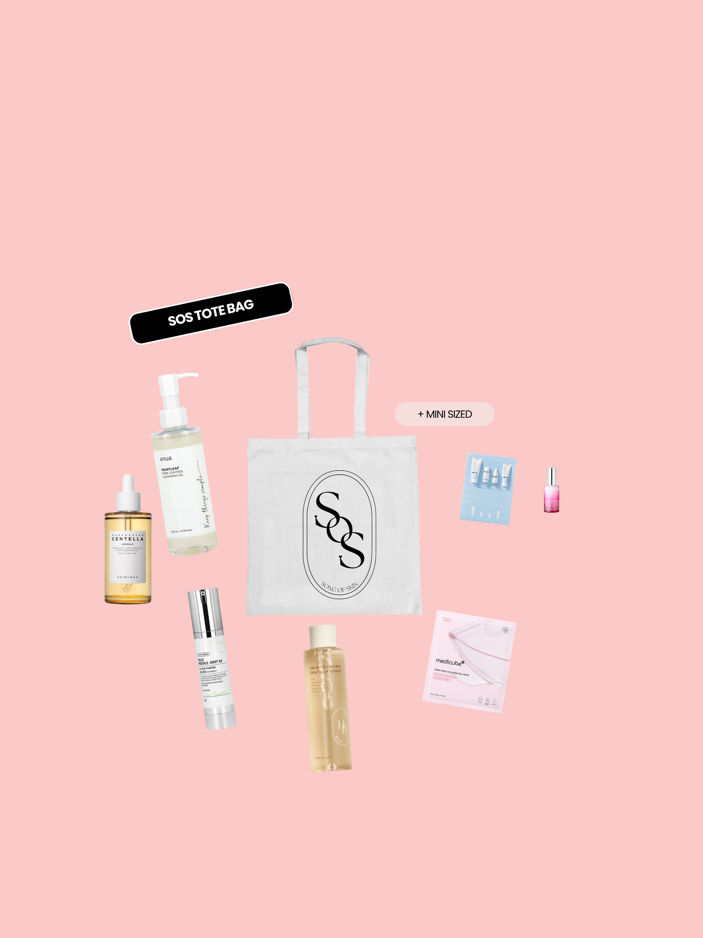 SOS TOTE BAG 4 FULL SIZED + 2 MINI