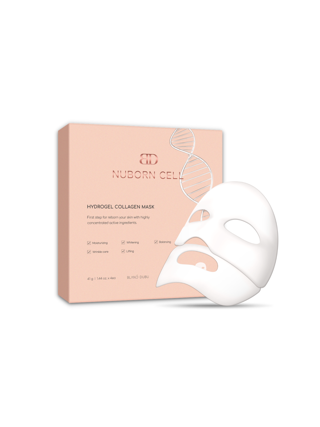 BLANC DUBU Nuborn Cell Hydrogel Collagen Mask