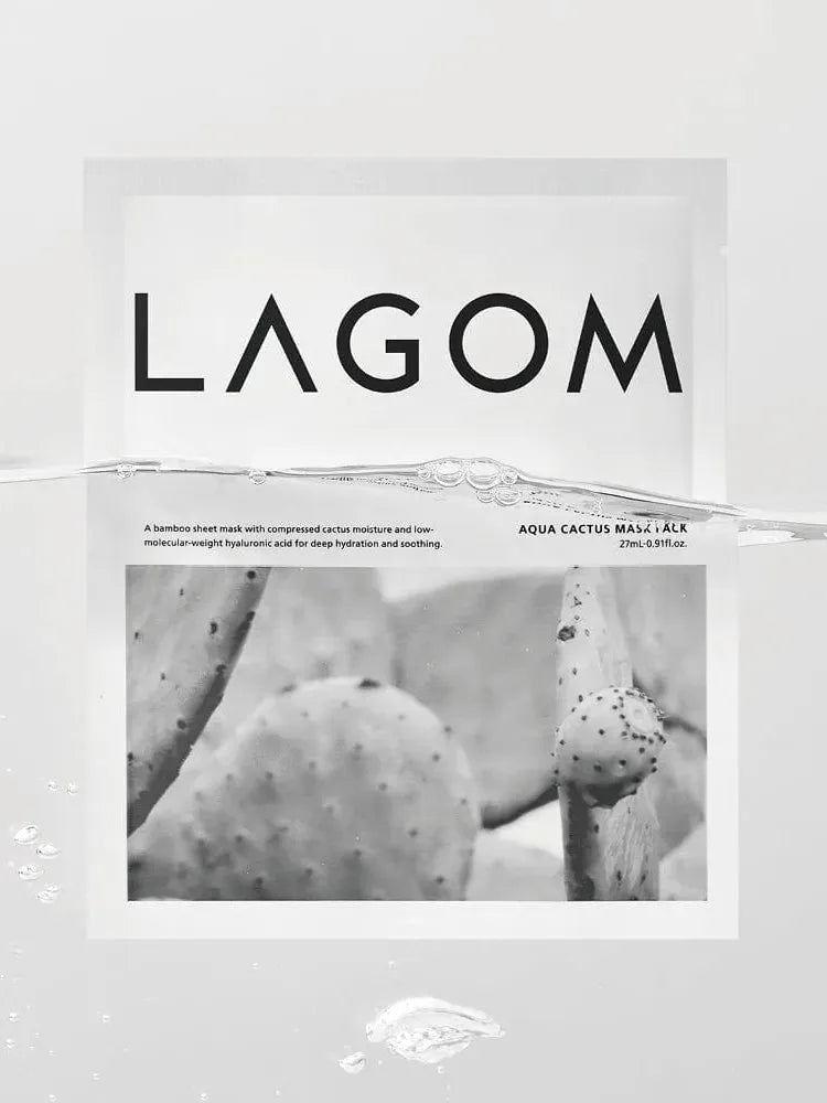 LAGOM Aqua Cactus Mask Pack (5ea)