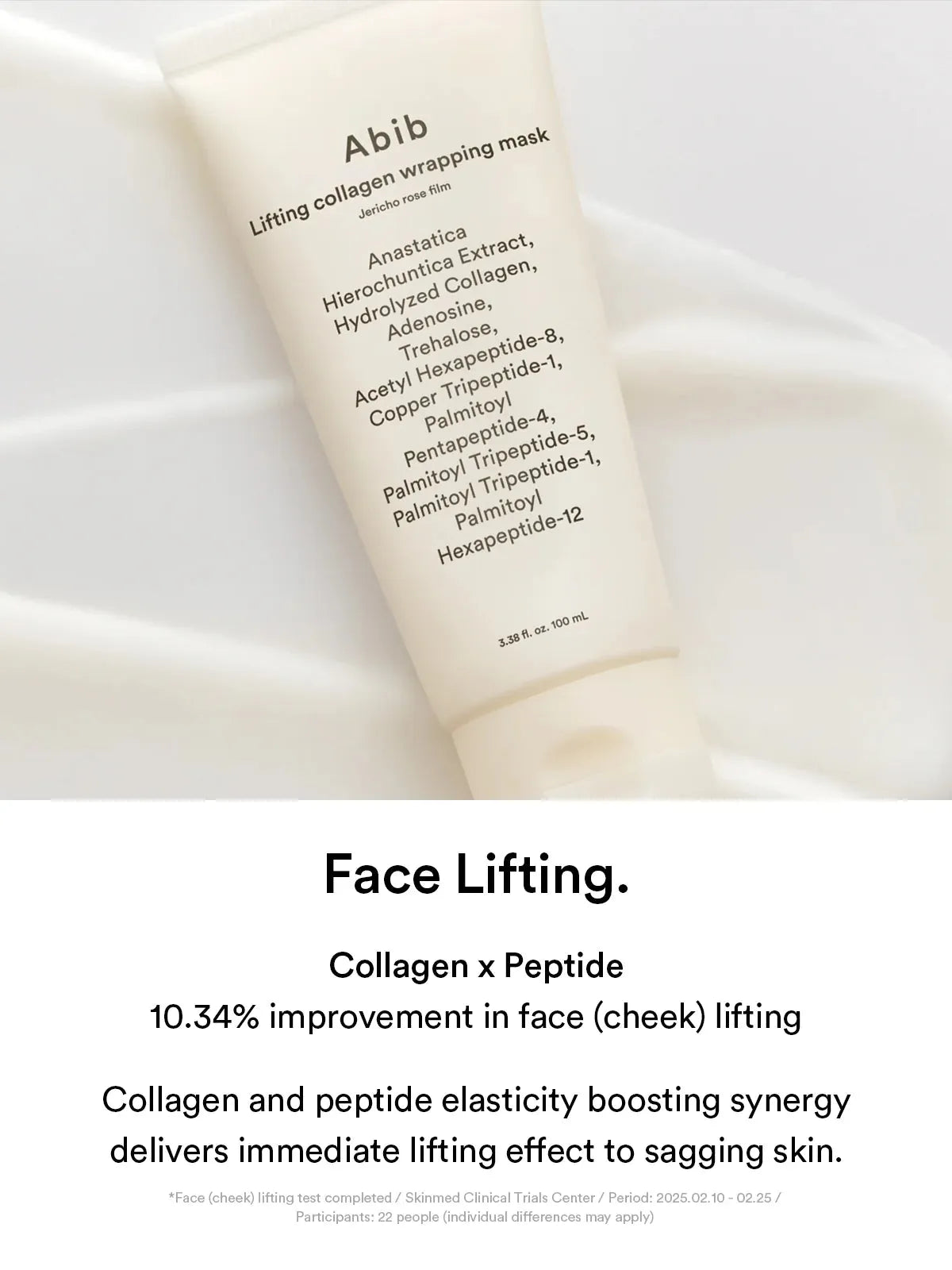 Abib Lifting Collagen Wrapping Mask Jericho Rose Film