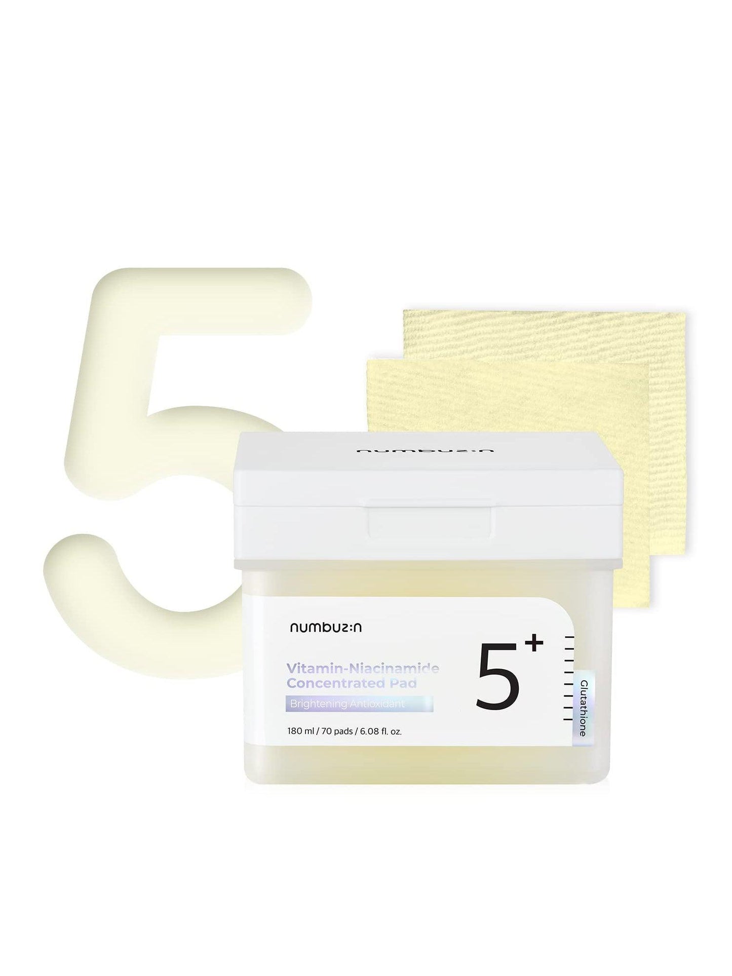 Numbuzin NO.5 Vitamin Niacinamide Concentrated Toner Pad