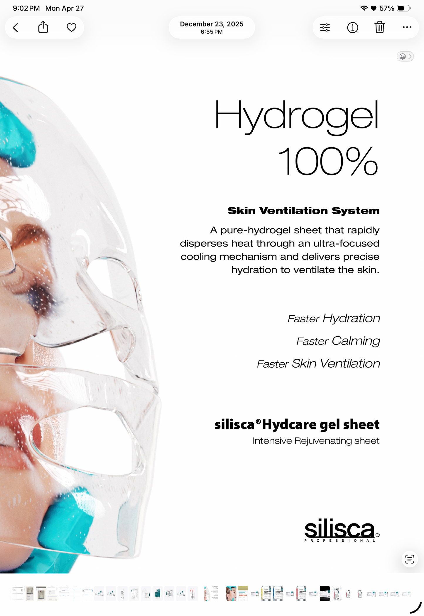 Silisca Hyd Care Gel Sheet Mask