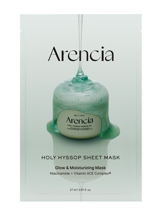 ARENCIA Holy Hyssop Sheet Mask