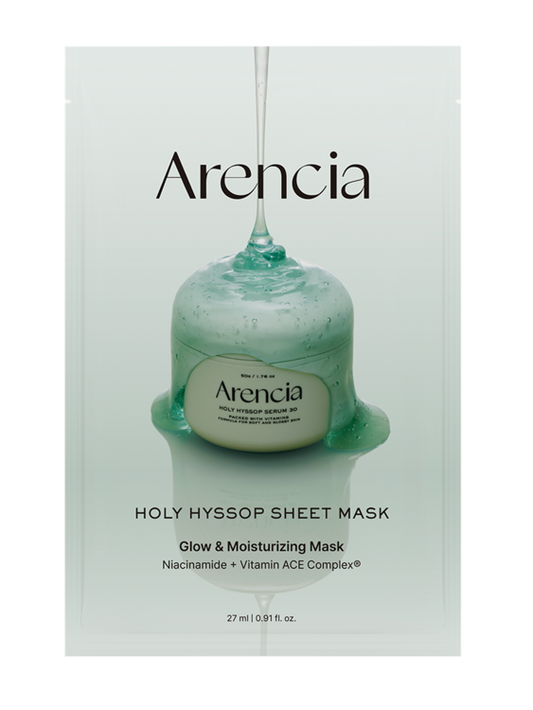 ARENCIA Holy Hyssop Sheet Mask