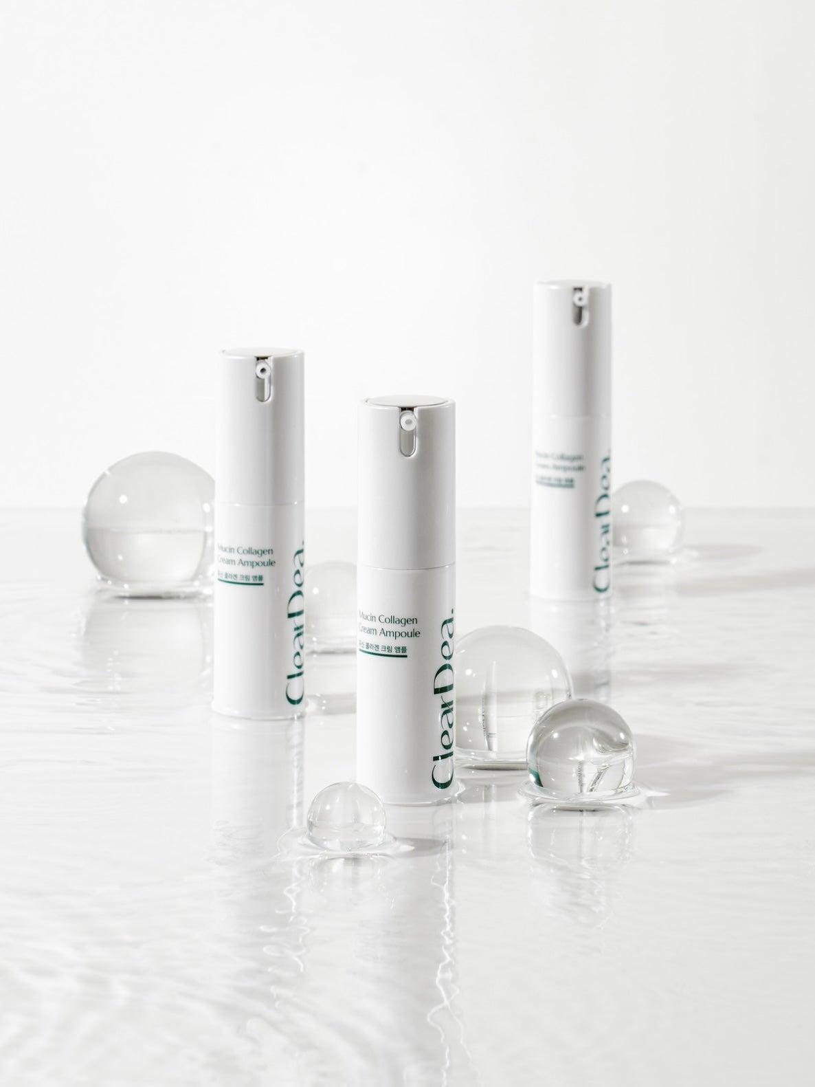 ClearDea Mucin Collagen Voluming Cream Ampoule ( Pump Version )