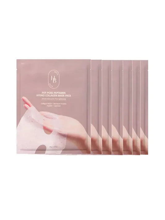 HEVEBLUE Pot Pore Peptamin Hydro Collagen Mask Pack