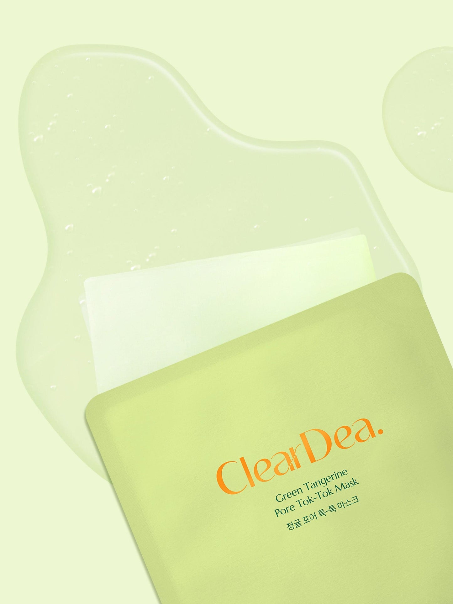 ClearDea Green Tangerine Pore Tok-Tok Mask