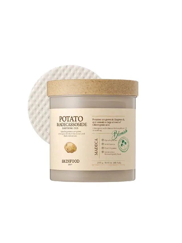 パック・フェイスマスク SKINFOOD Potato Soothing Pad SKINFOOD Potato Madecassoside Soothing Pad | Song of Skin