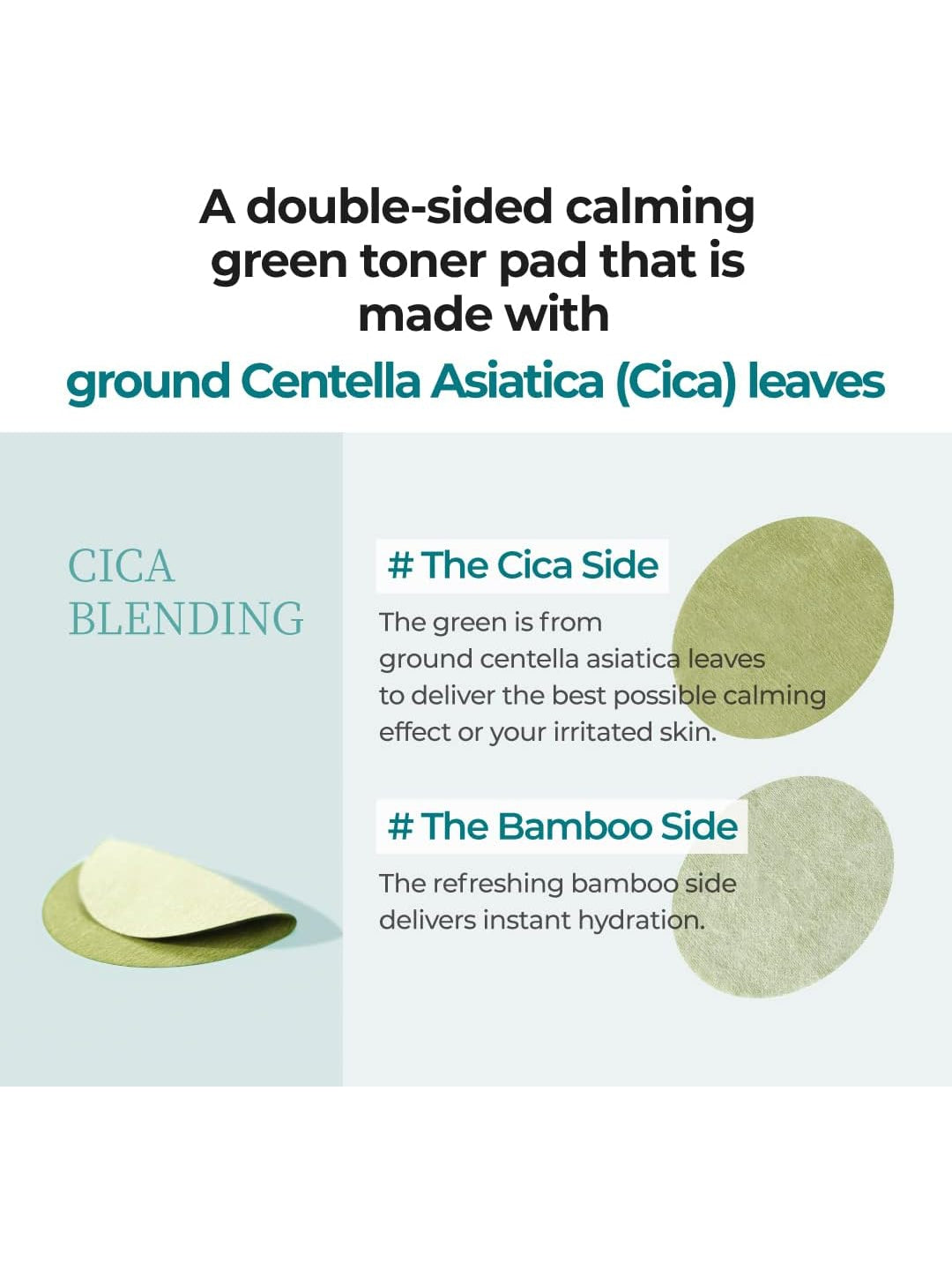 Numbuzin No.1 Centella Re-Leaf Green Toner Pad - Song of Skin