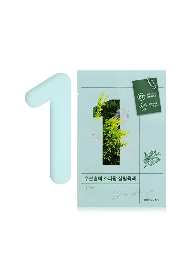Numbuzin No.1 Dewy Glow Spa Sheet Mask - Song of Skin