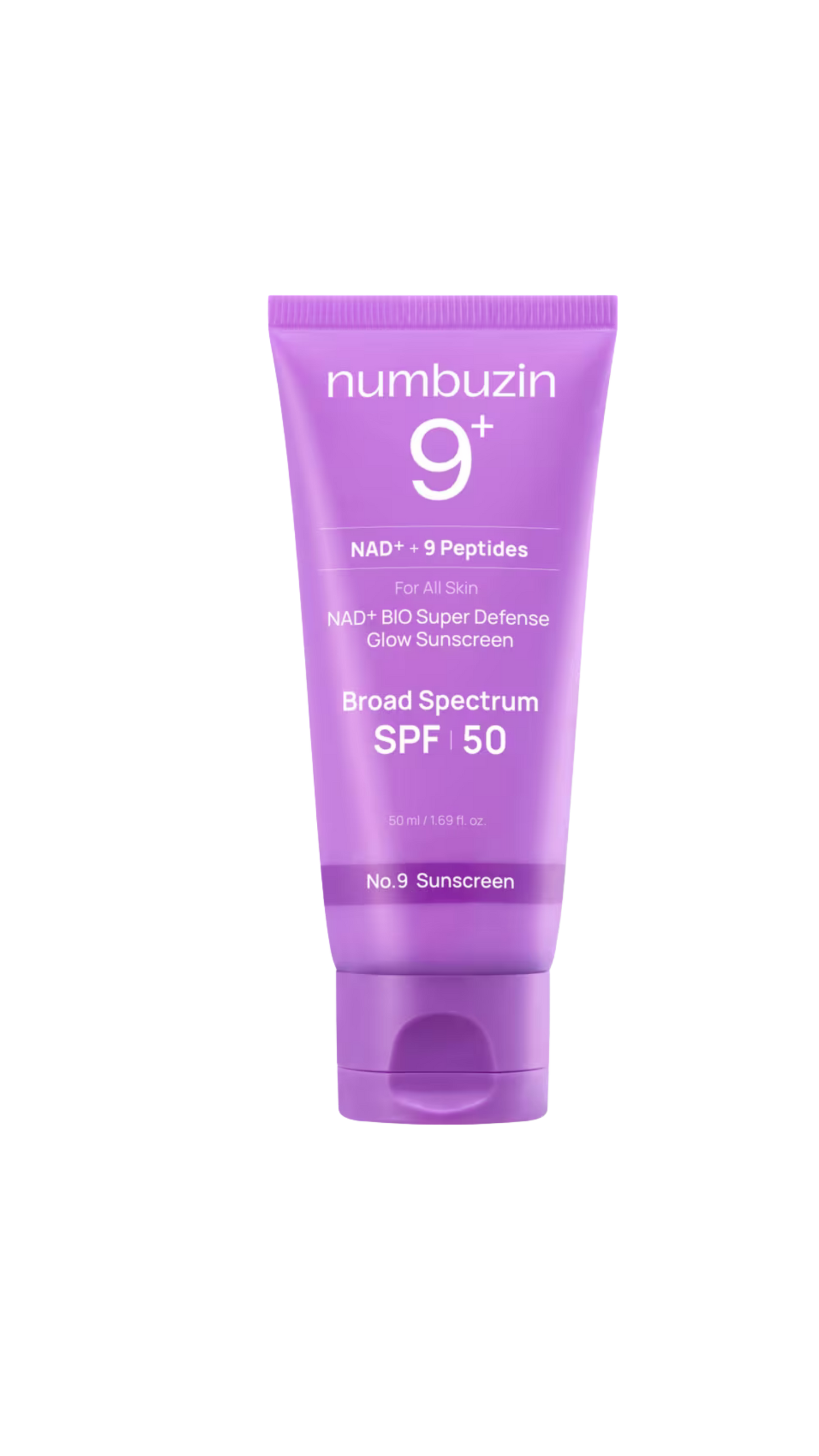 numbuzin No.9 NAD+BIO Super Defense Glow Sunscreen SPF 50