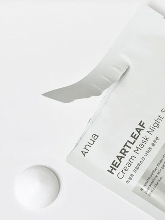 Anua Heartleaf Cream Mask Night Solution Pack