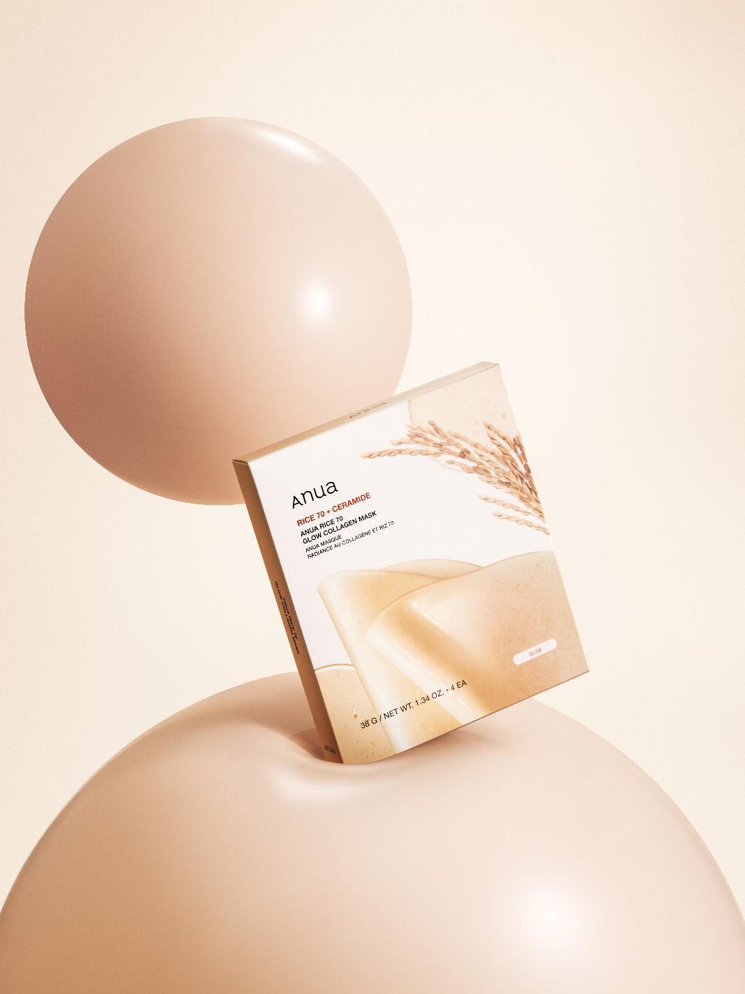 ** BOGO ** ANUA Rice 70 Glow Collagen Mask