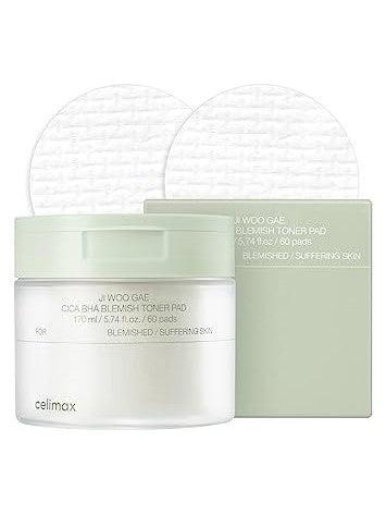 celimax Ji Woo Gae Cica BHA Blemish Toner Pad - Song of Skin