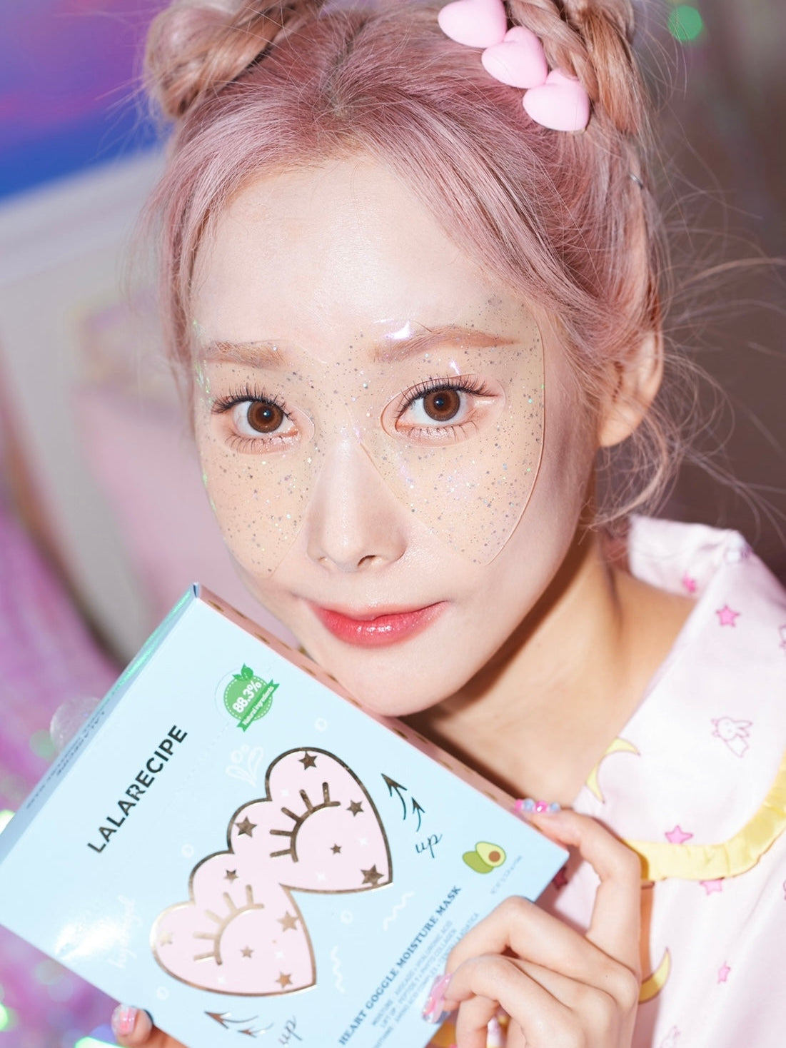 LALA RECIPE Heart Goggle Moisture Mask