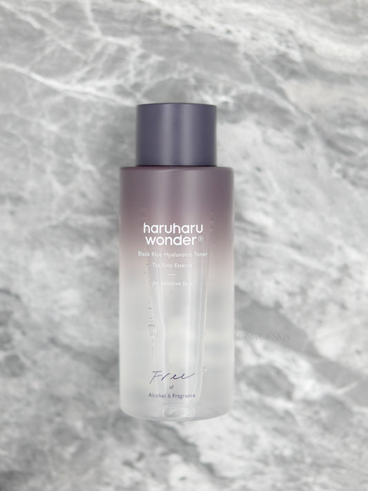 HARUHARU Wonder Black Rice Hyaluronic Toner for Sensitive Skin - Song of Skin
