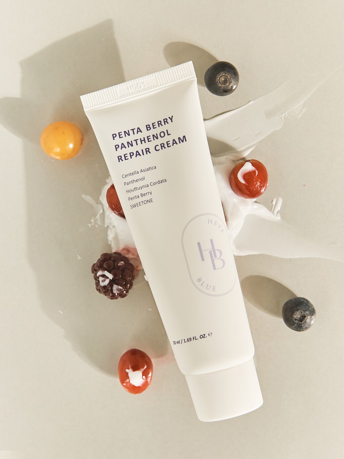 HEVEBLUE Penta Berry Panthenol Repair Cream