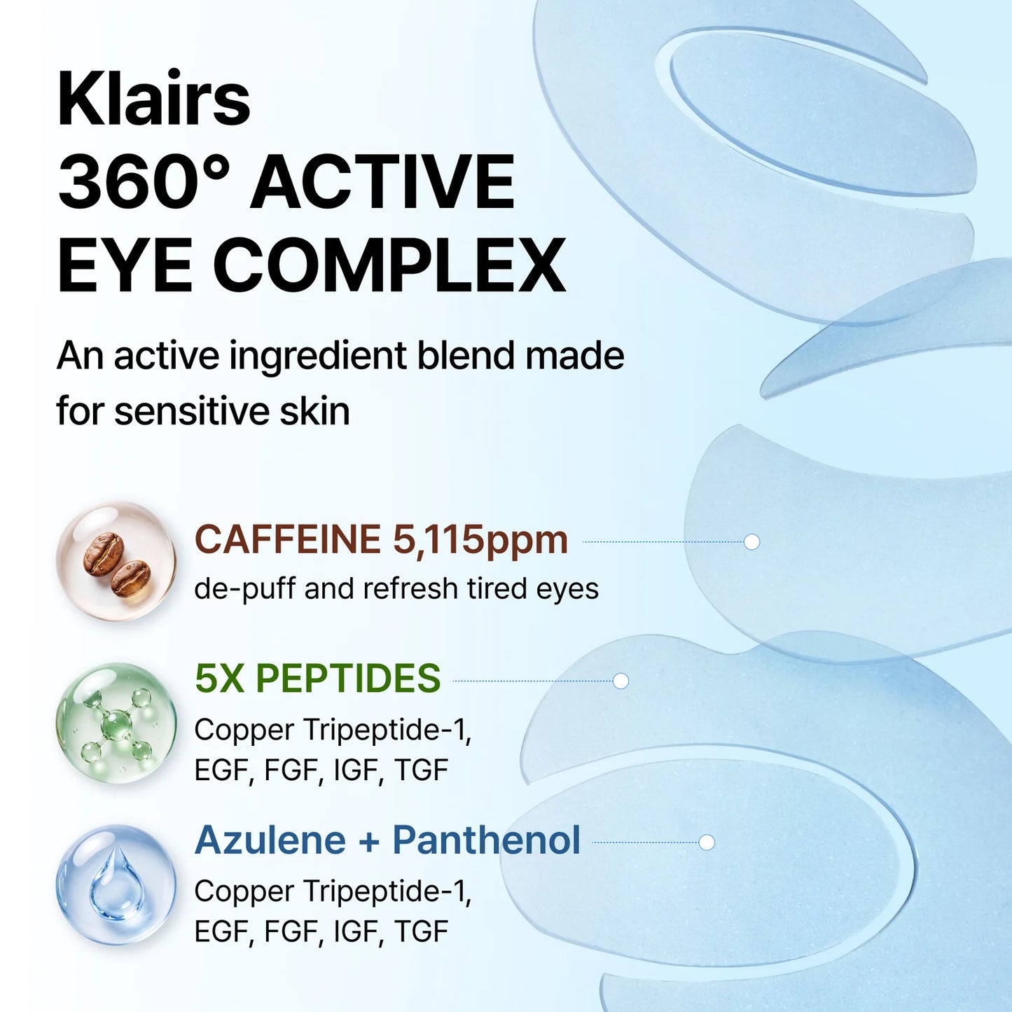 Dear Klairs Blue Caffeine Full Cover Eye Patch