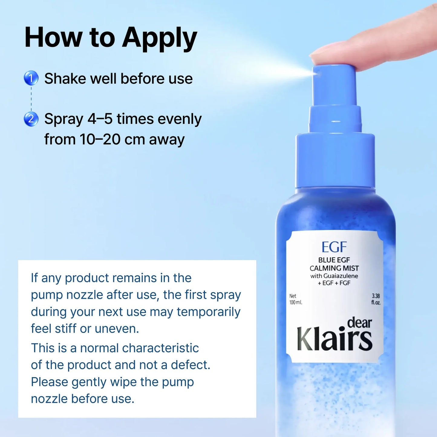 Dear Klairs EGF Calming Mist