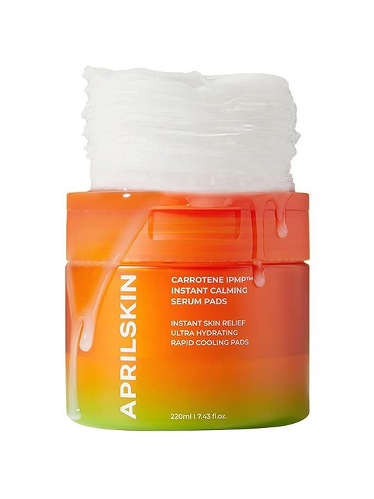** FLASH SALE ** APRILSKIN Carrotene IPMP Instant Calming Serum Pads - Song of Skin