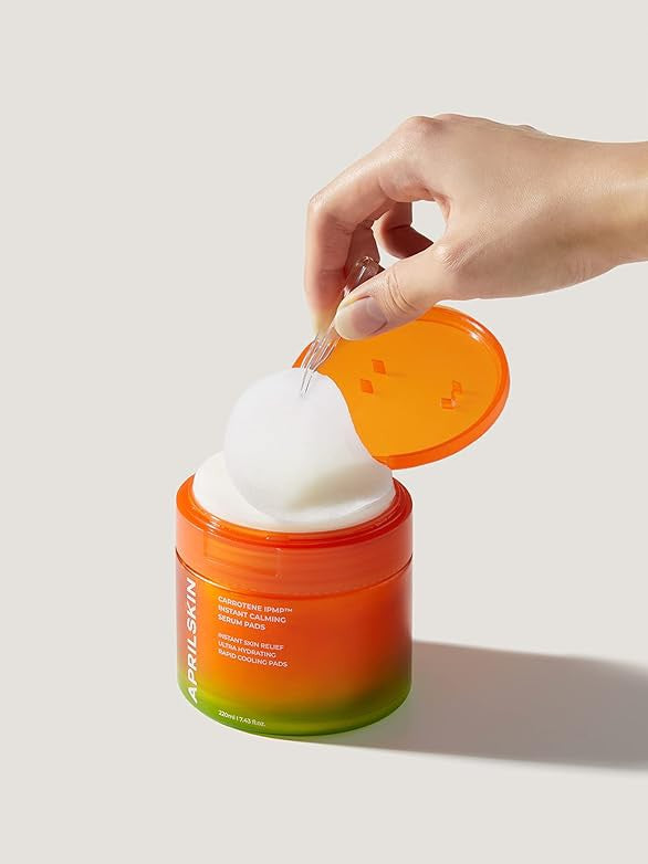 ** FLASH SALE ** APRILSKIN Carrotene IPMP Instant Calming Serum Pads - Song of Skin