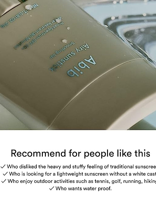 Abib Airy Sunstick Smoothing Bar - Song of Skin