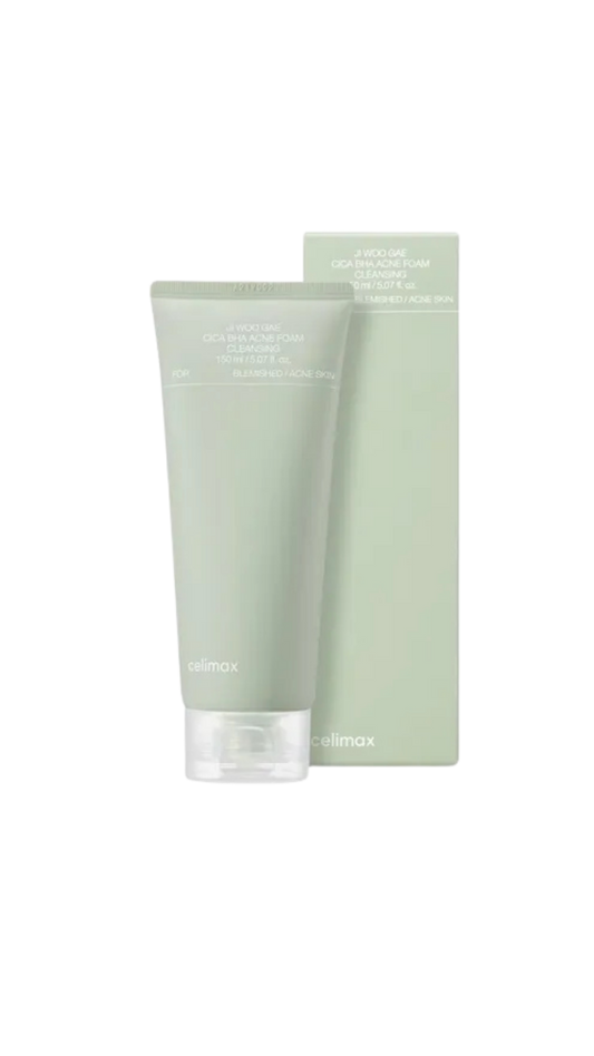 Celimax Ji Woo Gae Cica BHA Acne Foam Cleansing