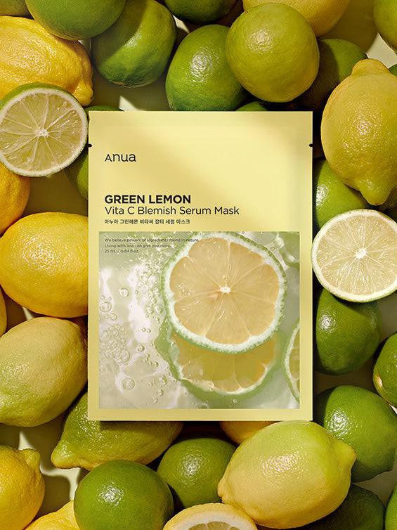 Anua Green Lemon Vita C Blemish Serum Sheet Mask - Song of Skin