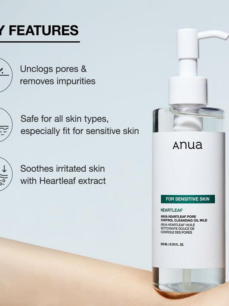 Anua Heartleaf Pore Control Cleansing Oil MILD - Song of Skin
