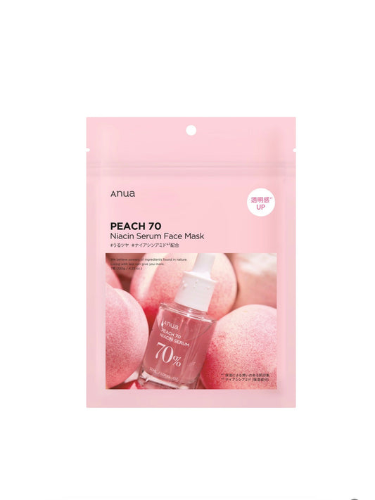 Anua Peach 70 Niacin Serum Face Mask 7pcs - Song of Skin