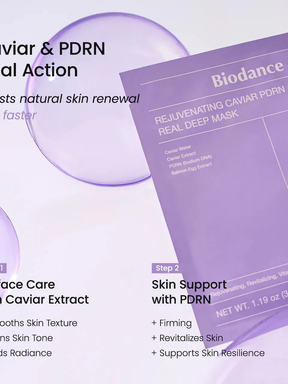 Biodance Rejuvenating Caviar PDRN Real Deep Mask - Song of Skin
