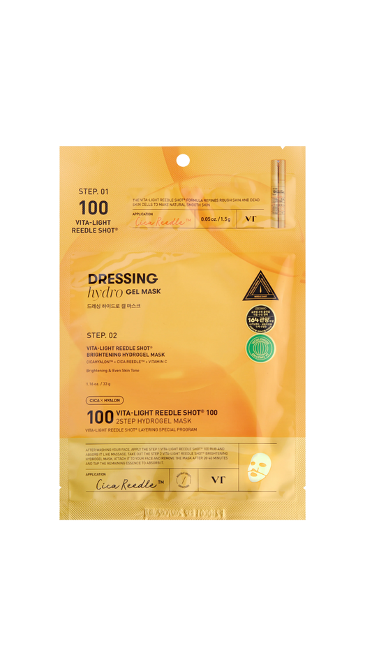 VT Vita-light Reedle Shot 100 2-Step Hydrogel Mask