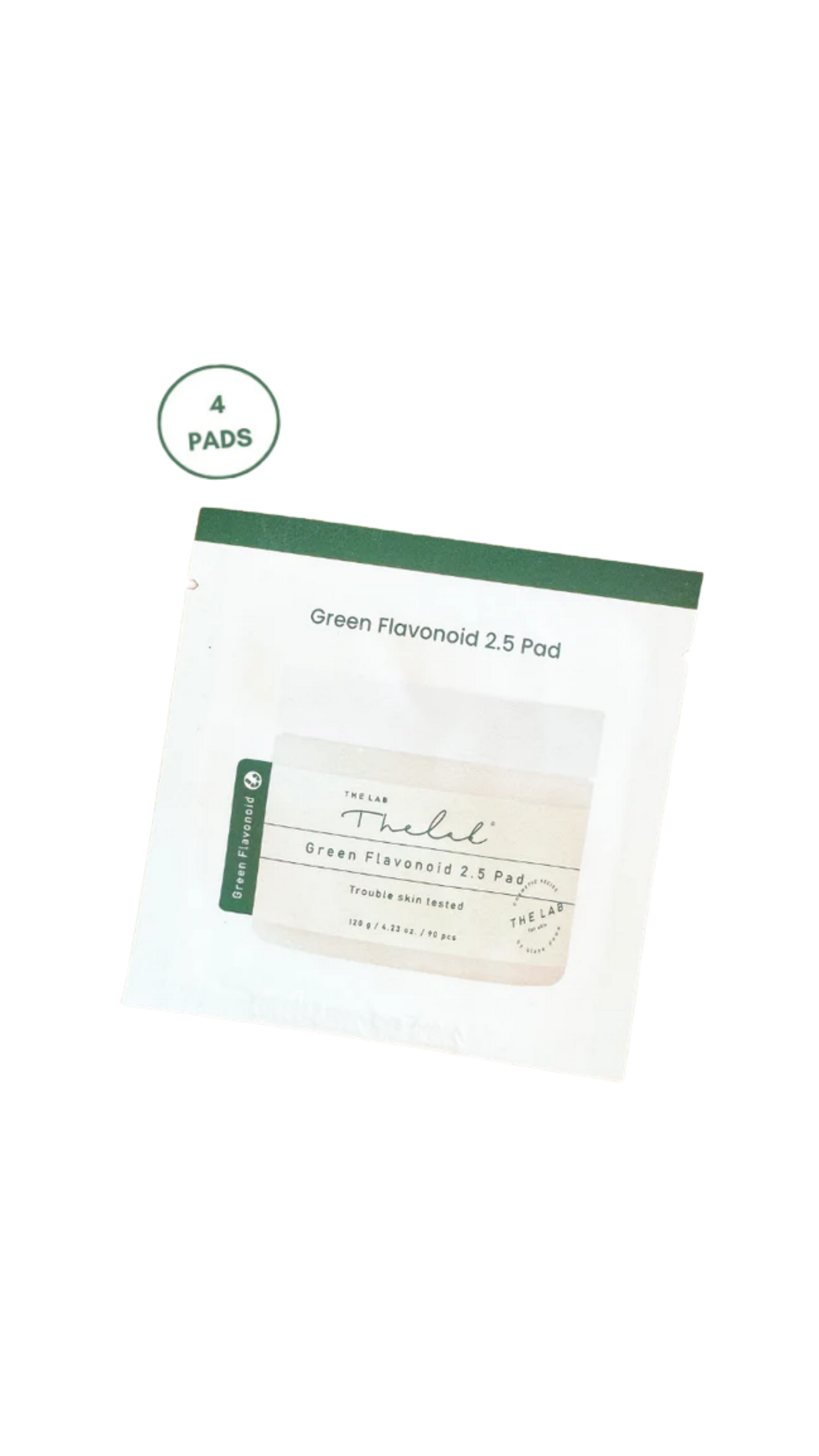 The LAB by Blanc Doux Green Flavonoid 2.5 Pad (4pcs) MINI