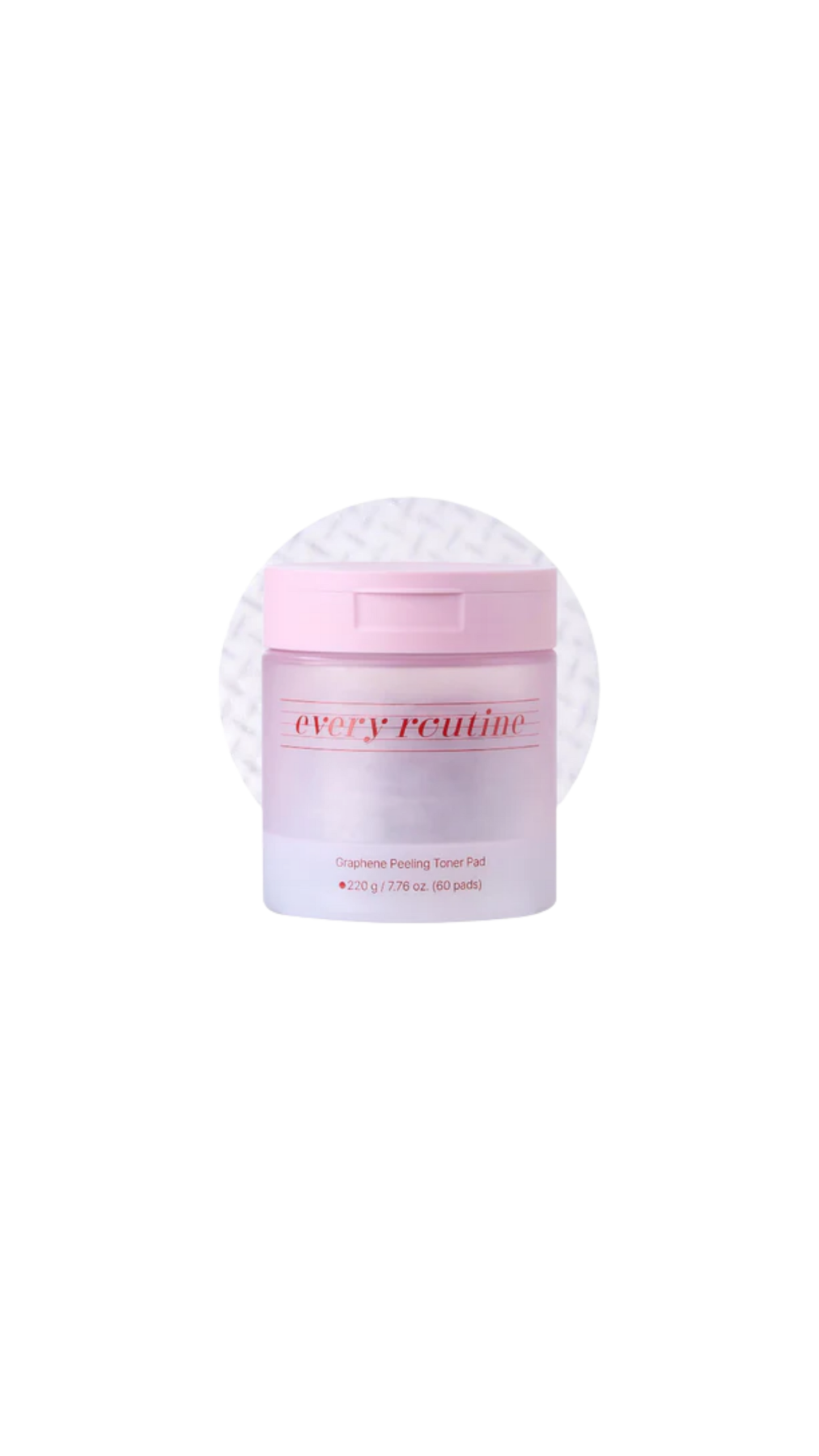 every routine Graphene Peeling Toner Pad