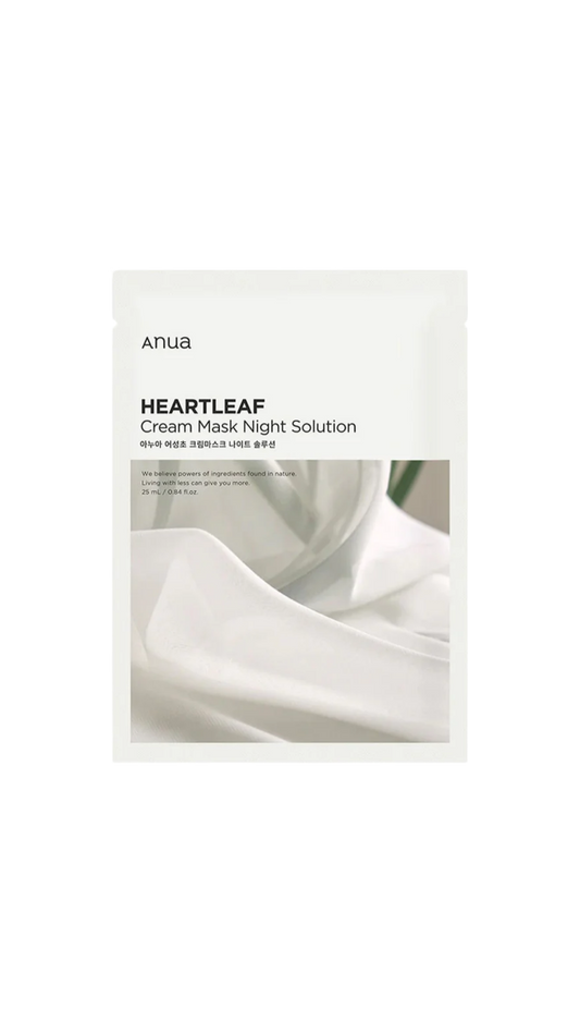 Anua Heartleaf Cream Mask Night Solution Pack