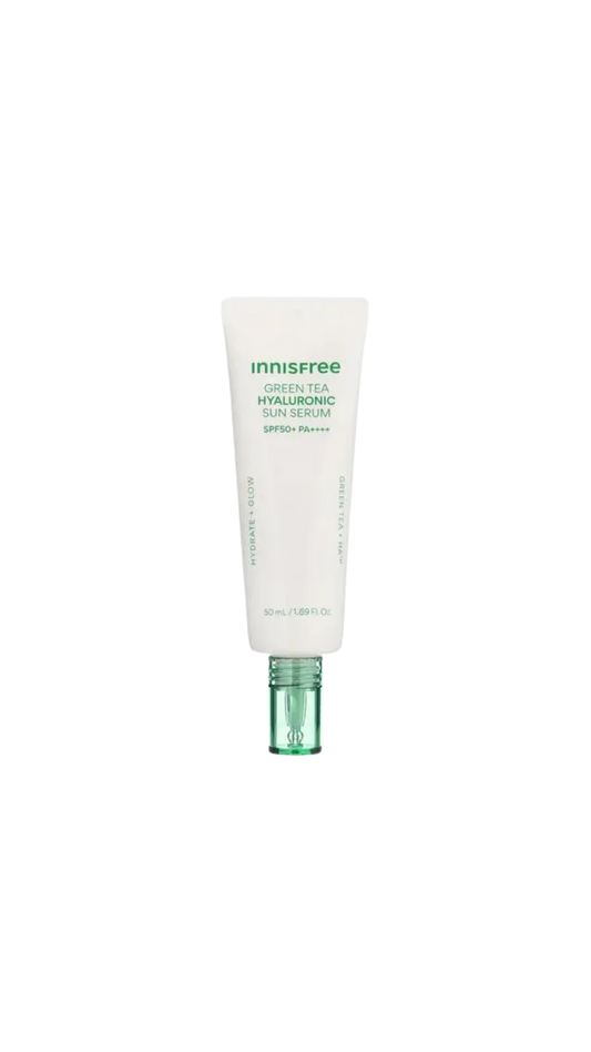 innisfree Green Tea Hyaluronic Sun Serum