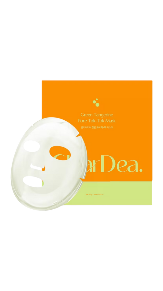 ClearDea Green Tangerine Pore Tok-Tok Mask