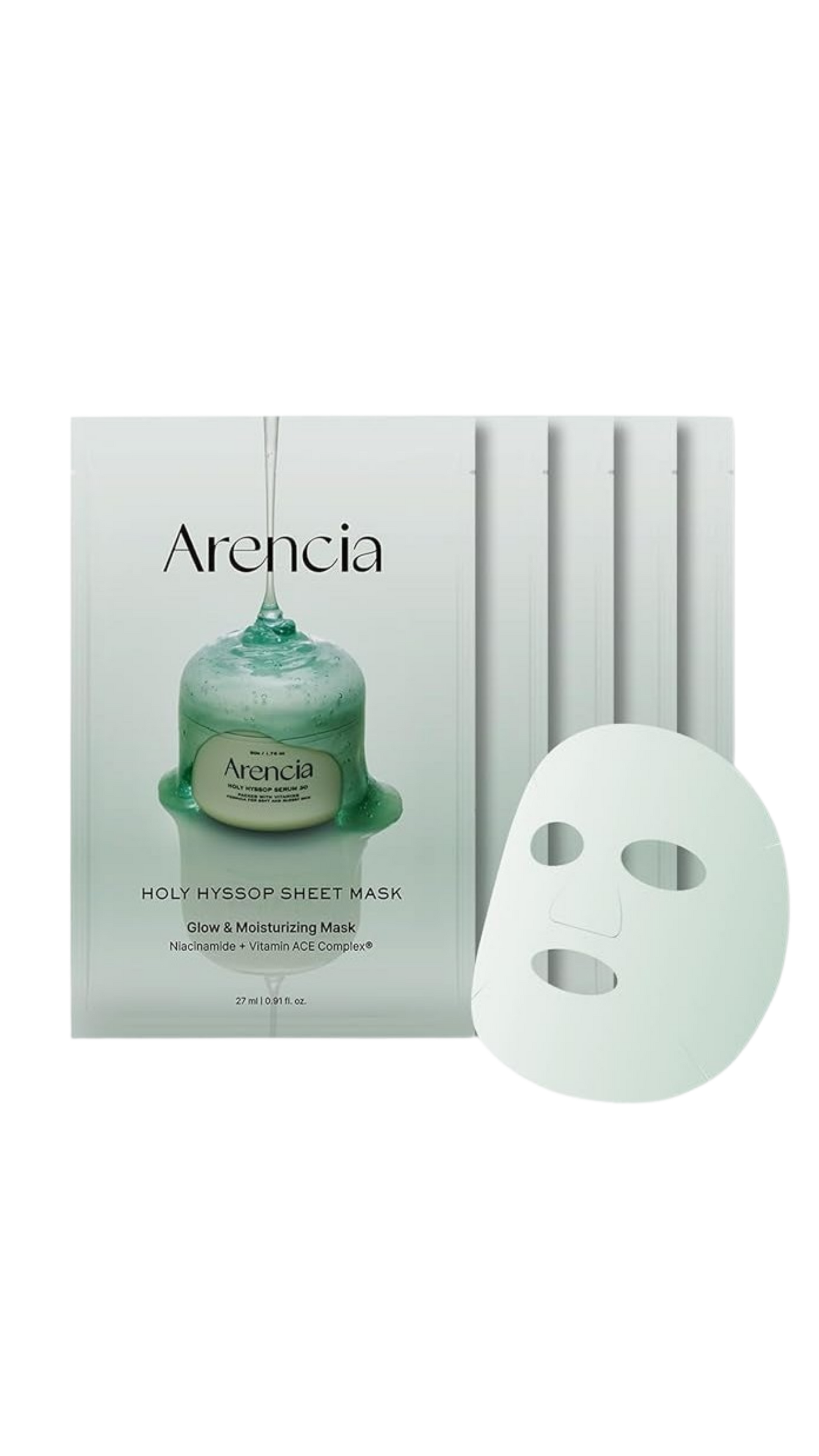 ARENCIA Holy Hyssop Sheet Mask