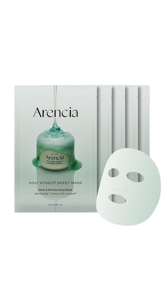 ARENCIA Holy Hyssop Sheet Mask