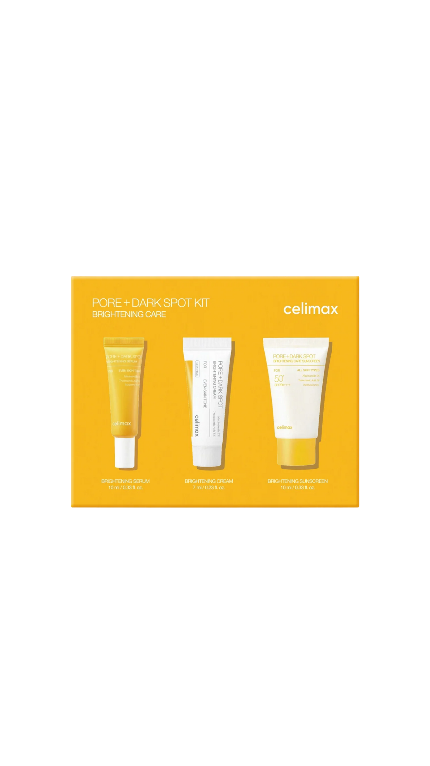 celimax PORE+DARK SPOT BRIGHTENING KIT