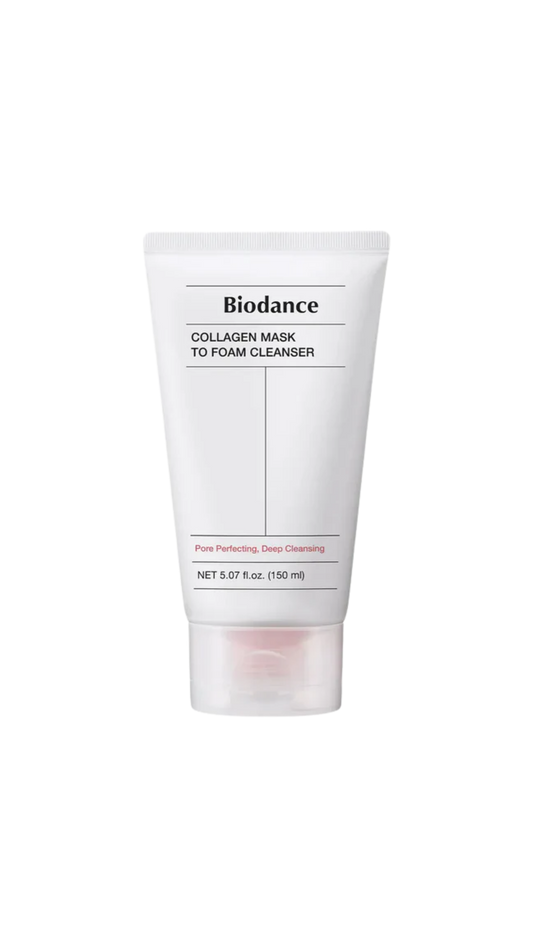 Biodance Collagen Mask to Foam Cleanser