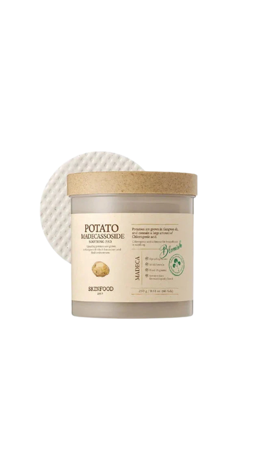 ** FLASH SALE ** SKINFOOD Potato Madecassoside Soothing Pad